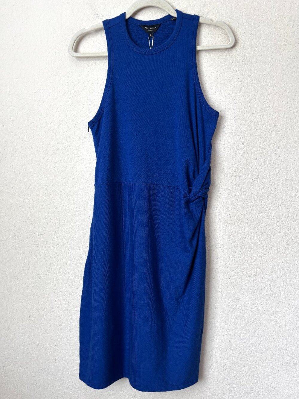 Ted Baker NEW Livviaa Knot Front Jersey Knit Mini Dress - Picture 2 of 9